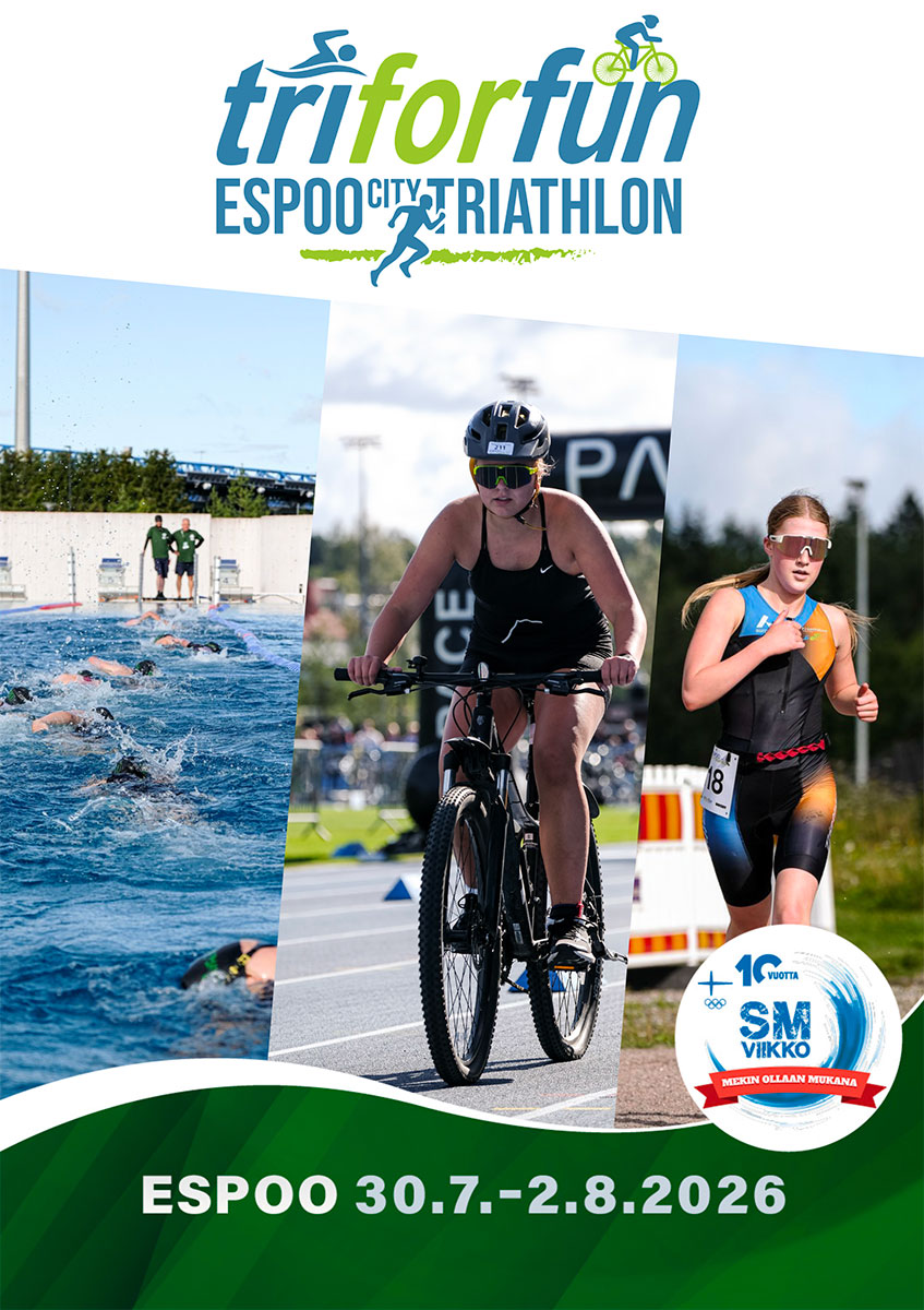 Espoo City Triathlon 2026 -käsiohjelma